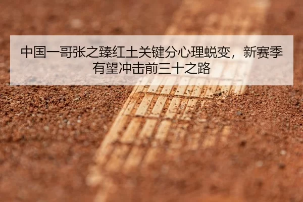 中国一哥张之臻红土关键分心理蜕变，新赛季有望冲击前三十之路